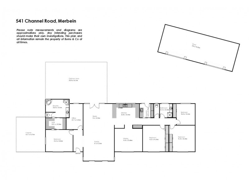 541 Channel Road, Merbein VIC 3505 Floorplan