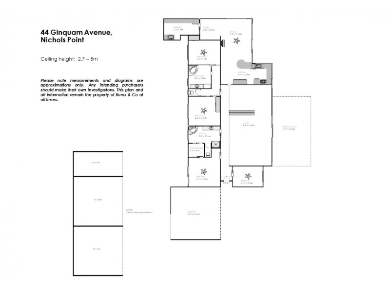 44 Ginquam Avenue, Nichols Point VIC 3501 Floorplan