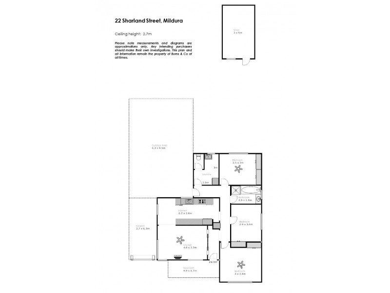 22 Sharland Street, Mildura VIC 3500 Floorplan