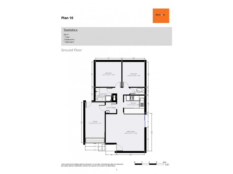 1/43 Walnut Avenue, Mildura VIC 3500 Floorplan