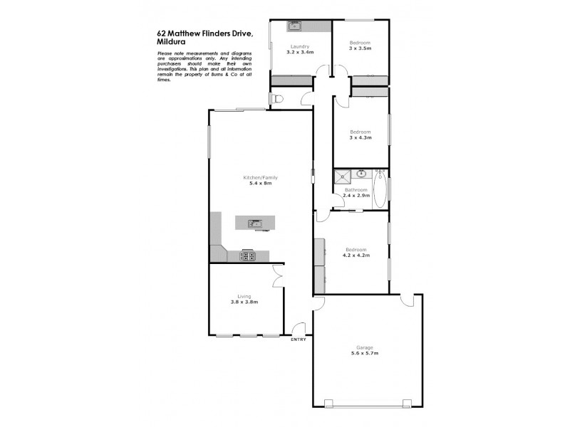 62 Matthew Flinders Drive, Mildura VIC 3500 Floorplan
