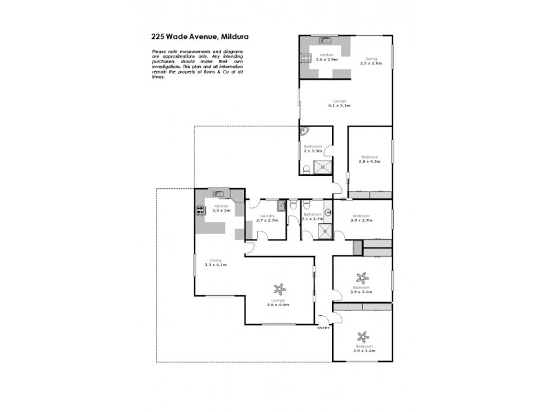 225 Wade Avenue, Mildura VIC 3500 Floorplan