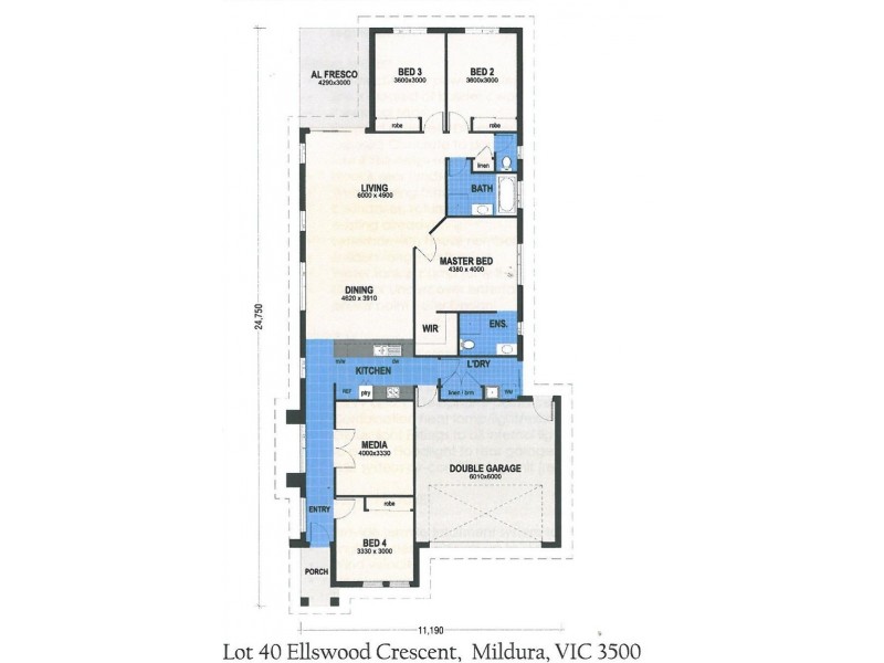 30 Ellswood Crescent, Mildura VIC 3500 Floorplan