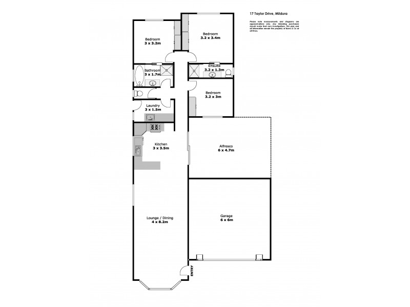 17/8 Taylor Drive, Mildura VIC 3500 Floorplan