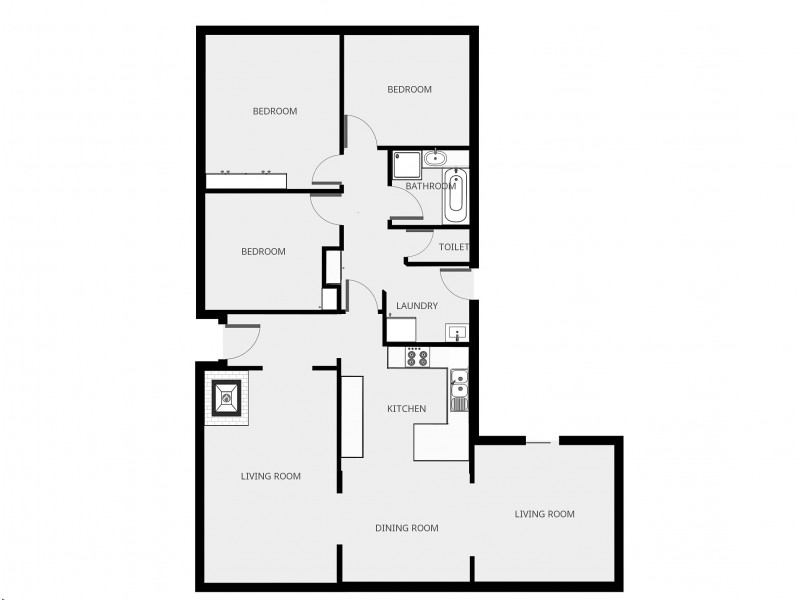 61 Chaffey Street, Merbein VIC 3505 Floorplan