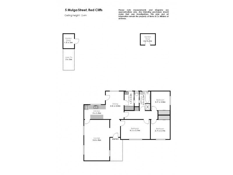 5 Mulga Street, Red Cliffs VIC 3496 Floorplan