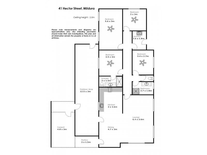 41 Hector Street, Mildura VIC 3500 Floorplan