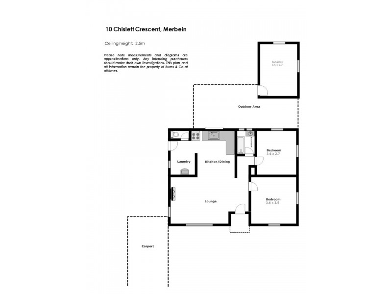 10 Chislett Crescent, Merbein VIC 3505 Floorplan