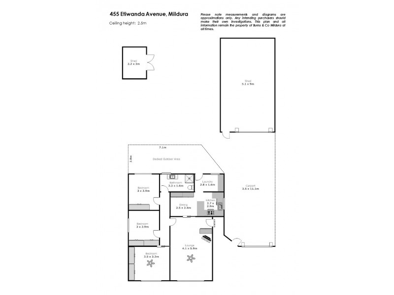 455 Etiwanda Avenue, Mildura VIC 3500 Floorplan