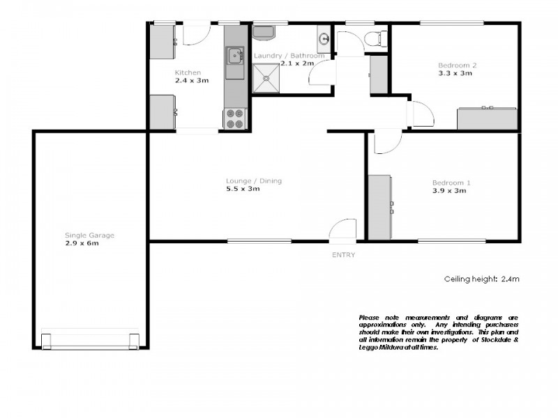 8/17 Steven Street, Mildura VIC 3500 Floorplan
