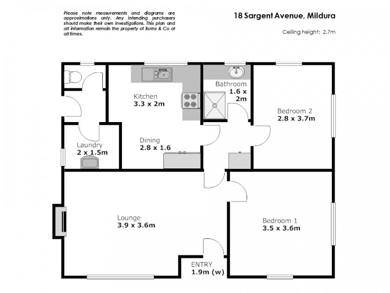 18 Sargent Avenue, Mildura VIC 3500 Floorplan