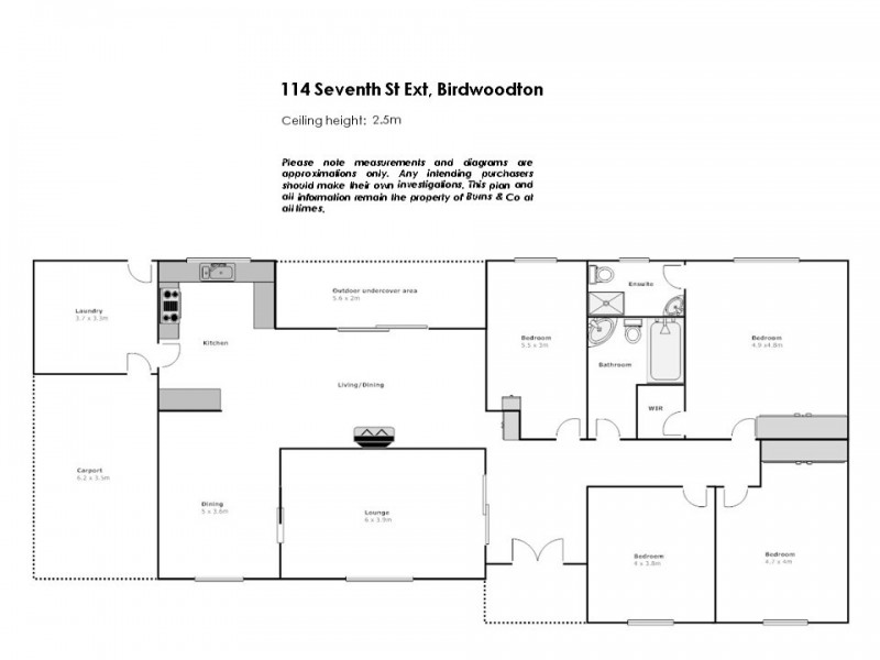 114 Seventh Street Ext, Birdwoodton VIC 3505 Floorplan
