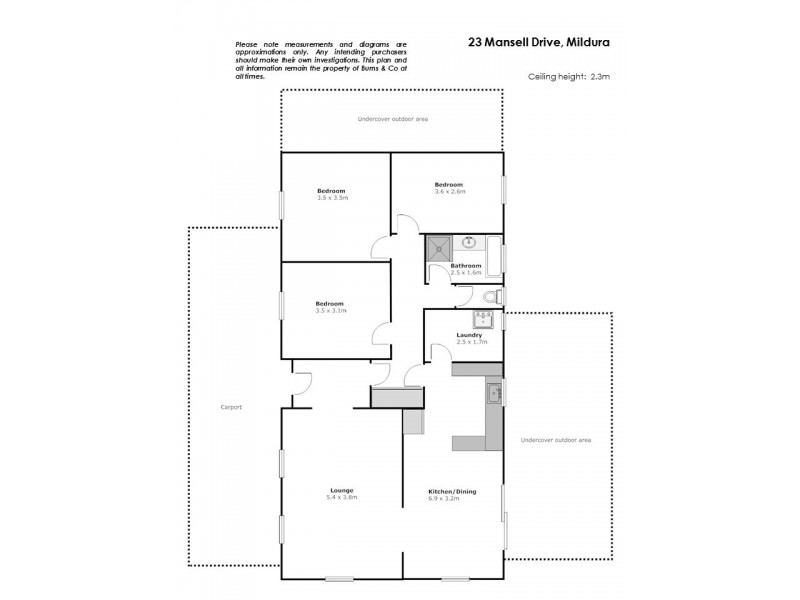 23 Mansell Drive, Mildura VIC 3500 Floorplan