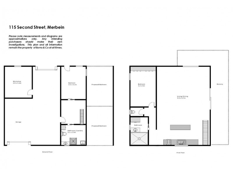 115 Second Street, Merbein VIC 3505 Floorplan