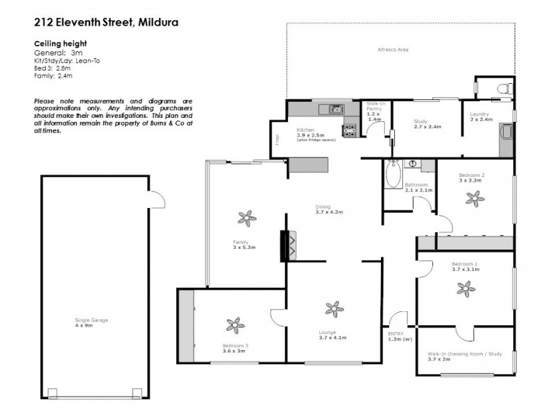 212 Eleventh Street, Mildura VIC 3500 Floorplan