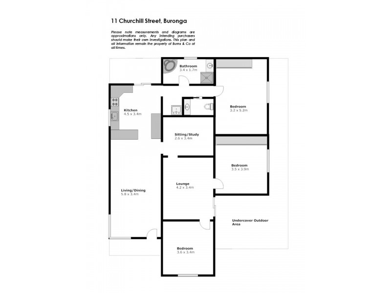 11 Churchill Street, Buronga NSW 2739 Floorplan