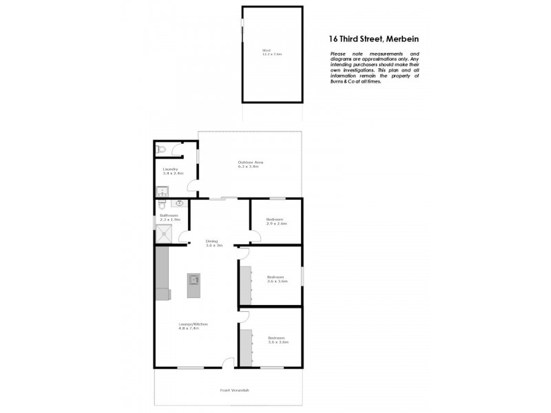 16 Third Street, Merbein VIC 3505 Floorplan