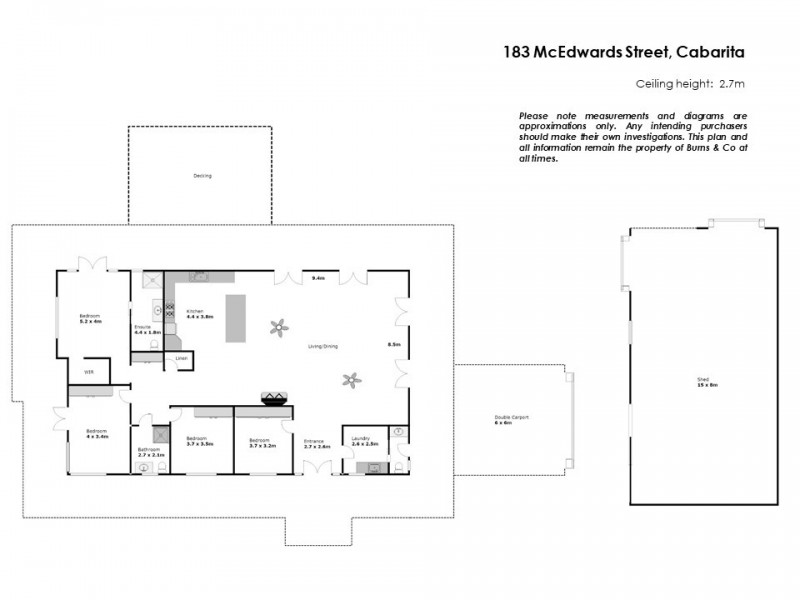 183 McEdward Street, Cabarita VIC 3505 Floorplan