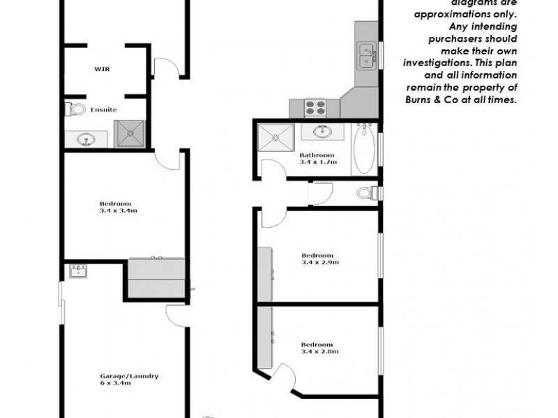 2/15 Philippa Crescent, Mildura VIC 3500 Floorplan