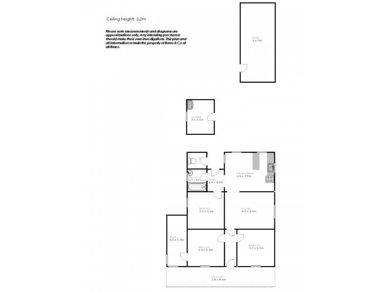 20 Railway Terrace, Ouyen VIC 3490 Floorplan