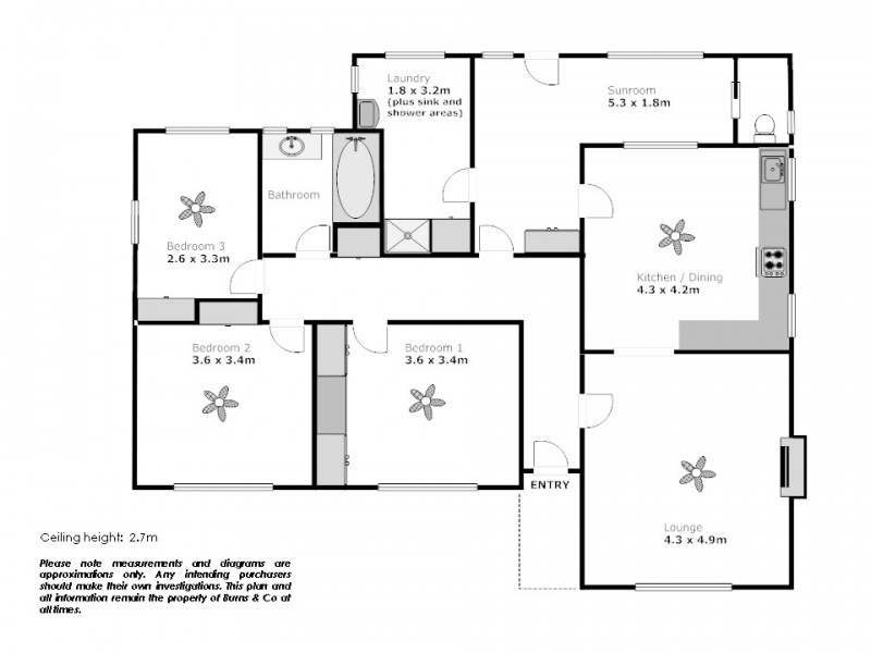 2 Mimosa Avenue, Mildura VIC 3500 Floorplan