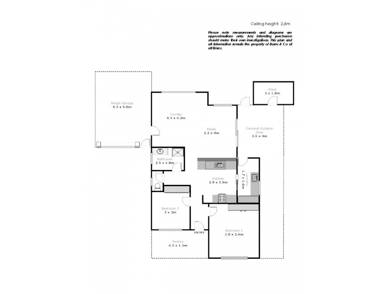 2/125 Commercial Street, Merbein VIC 3505 Floorplan