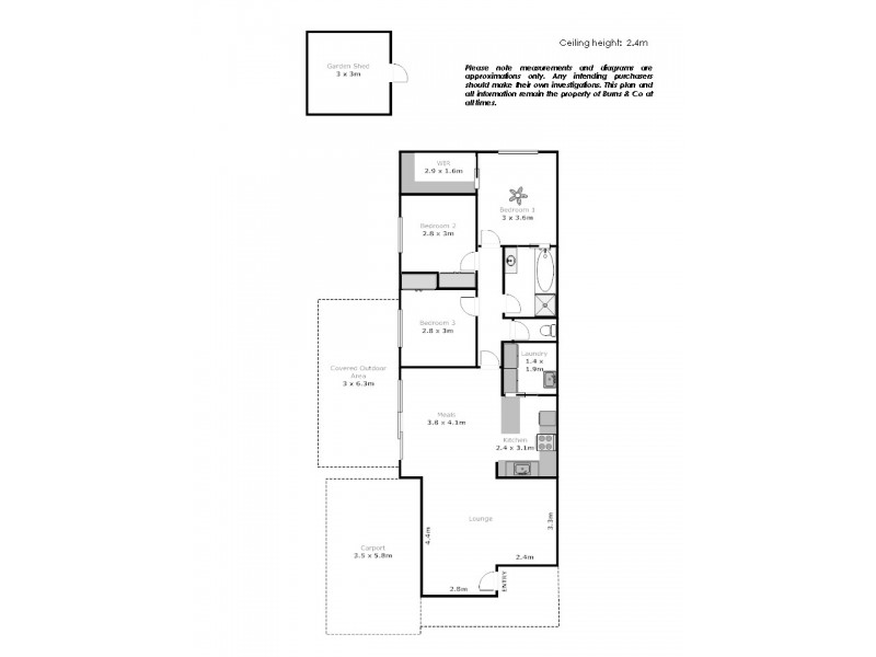 1/19 Etherington Drive, Mildura VIC 3500 Floorplan