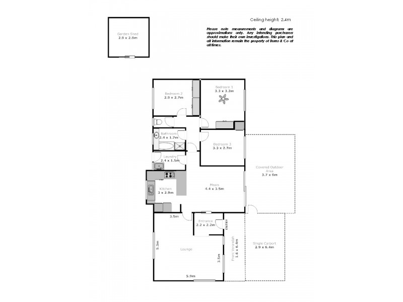3 Elinda Court, Red Cliffs VIC 3496 Floorplan