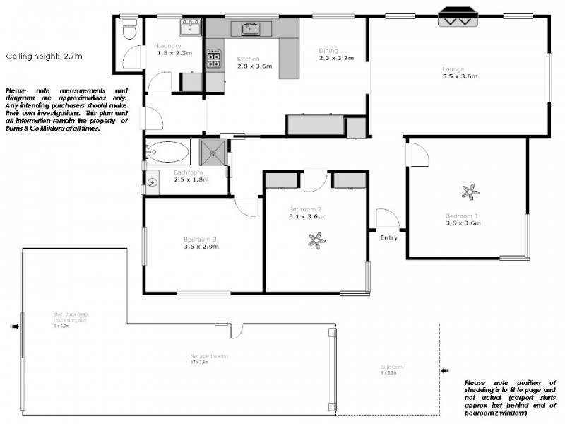 125 Jacaranda Street, Red Cliffs VIC 3496 Floorplan