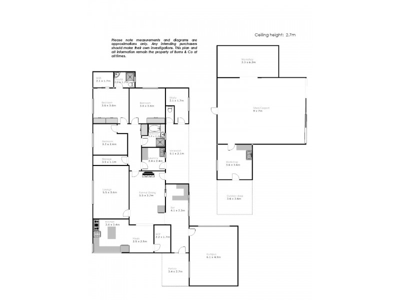 57 Dean Road, Robinvale VIC 3549 Floorplan