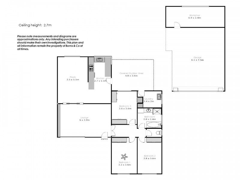 98 Thirteenth Street, Mildura VIC 3500 Floorplan