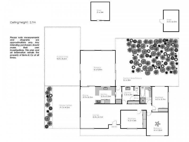 2 Sanders Street, Merbein VIC 3505 Floorplan