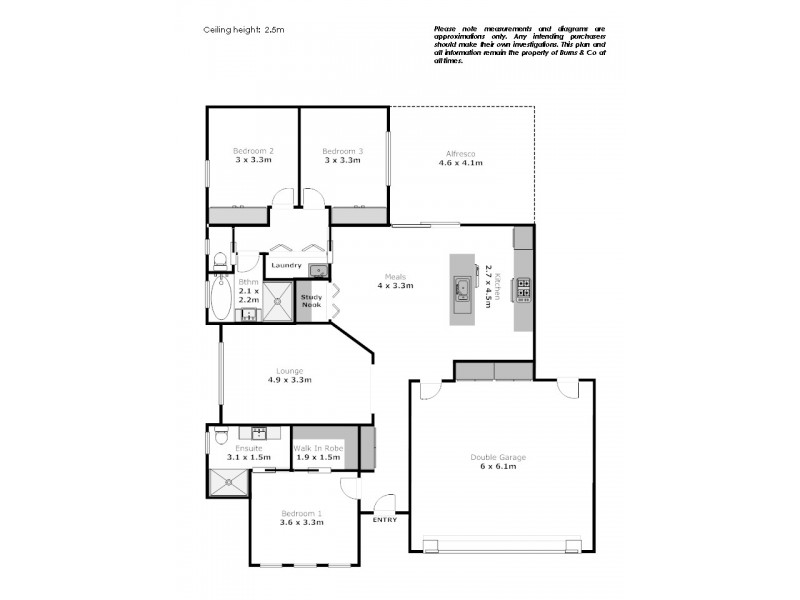1/999 Fifteenth Street, Mildura VIC 3500 Floorplan
