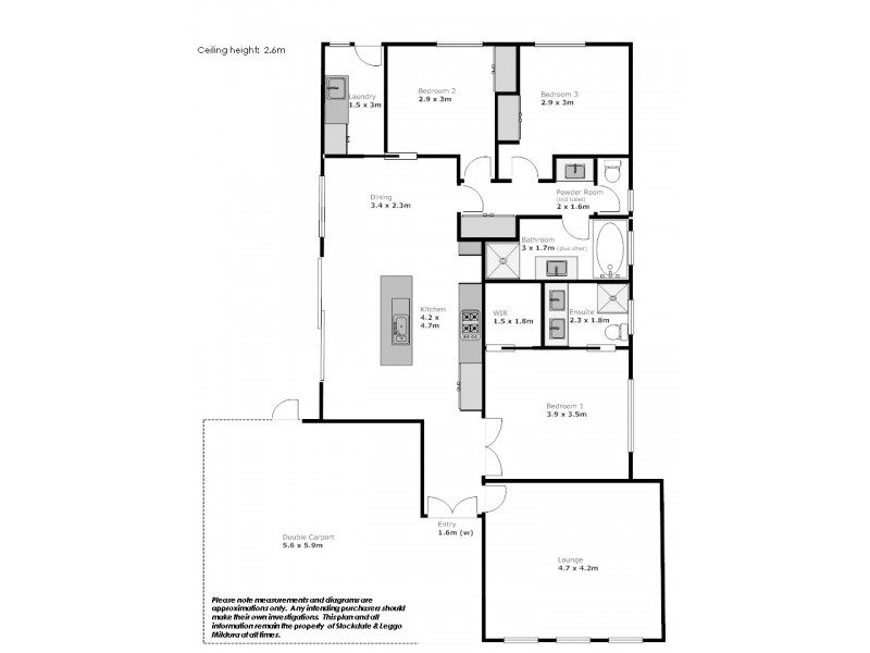 2/22 Philippa Crescent, Mildura VIC 3500 Floorplan