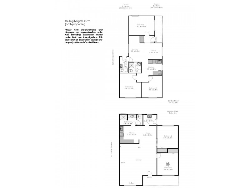 91 and 91A Lemon Avenue, Mildura VIC 3500 Floorplan