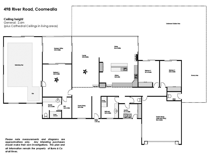 498 River Road, Dareton NSW 2717 Floorplan