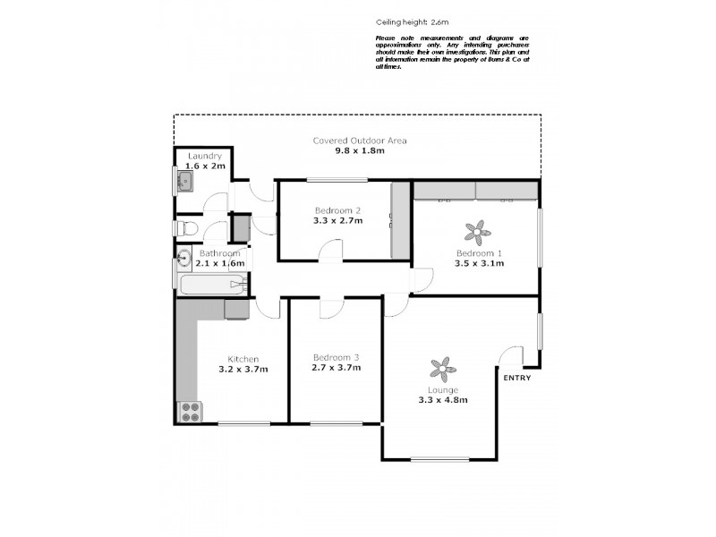57 Hornsey Park, Mildura VIC 3500 Floorplan