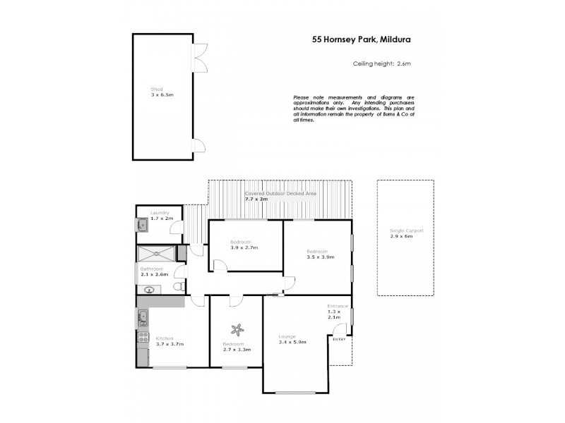 55 Hornsey Park, Mildura VIC 3500 Floorplan