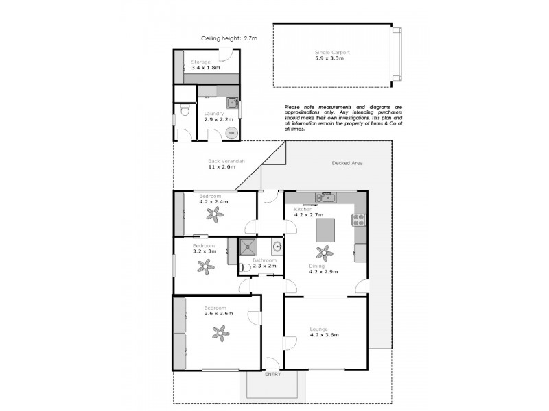 1 Mary Avenue, Mildura VIC 3500 Floorplan