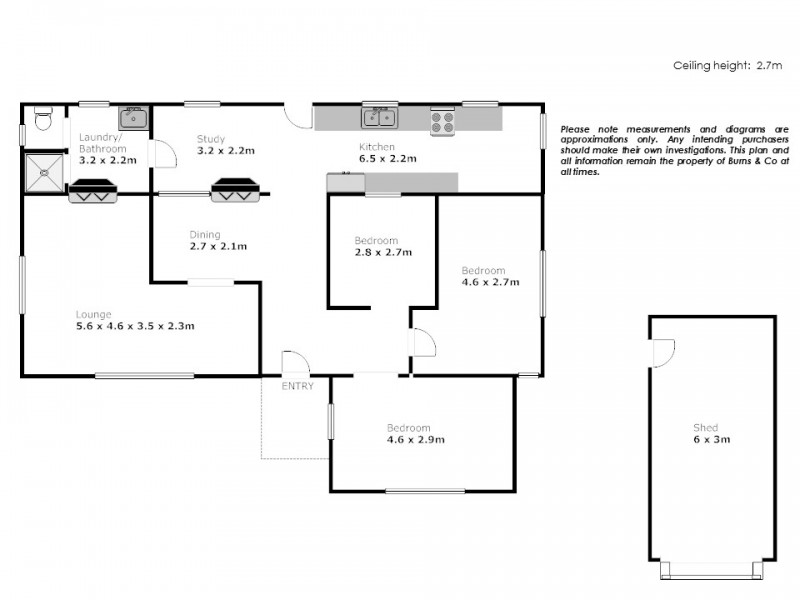 11 Neilpo St, Dareton NSW 2717 Floorplan