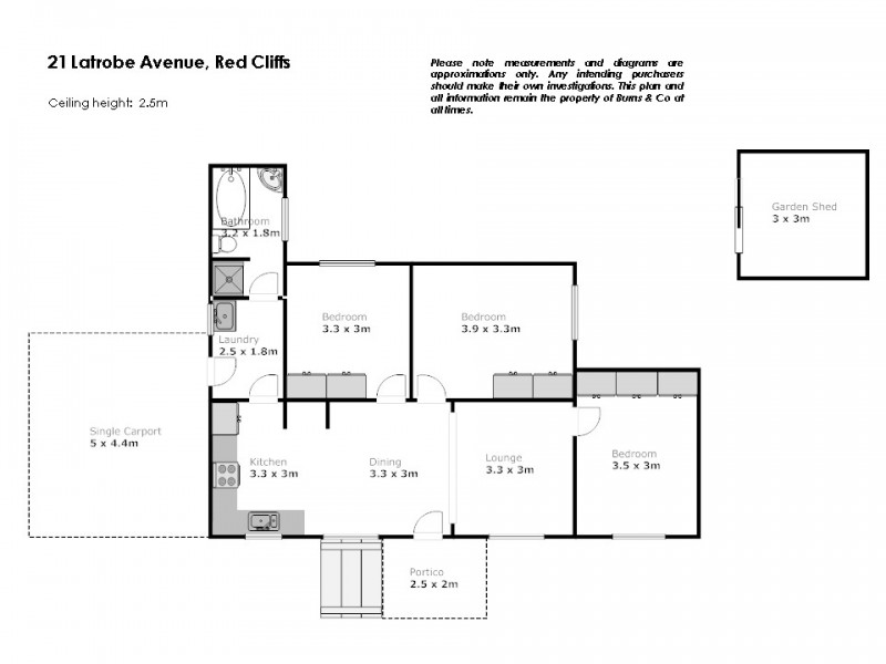 21 Latrobe Avenue, Red Cliffs VIC 3496 Floorplan