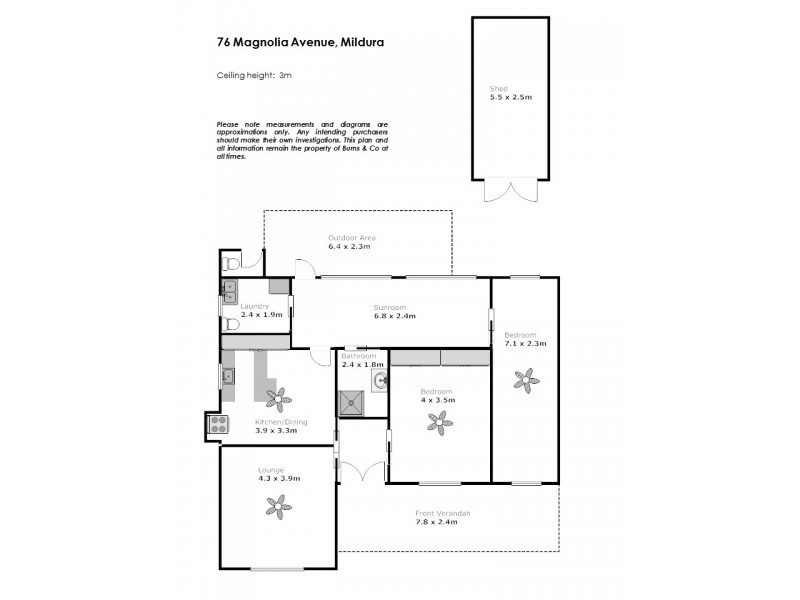 76 Magnolia Avenue, Mildura VIC 3500 Floorplan