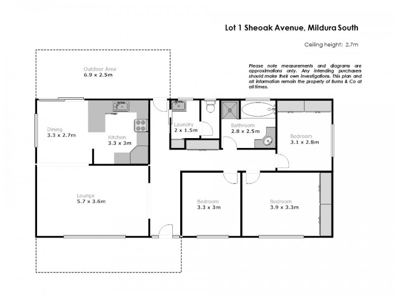 Lot 1 Sheoak Avenue, Mildura South VIC 3501 Floorplan