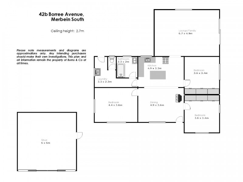 42B Borree Avenue, Merbein South VIC 3505 Floorplan