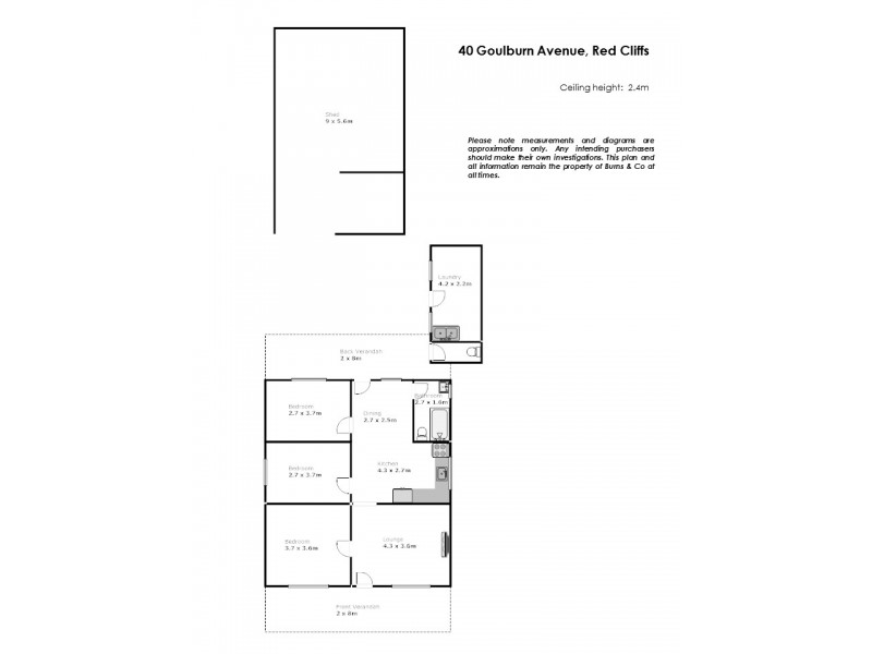 40 Goulburn Avenue, Red Cliffs VIC 3496 Floorplan
