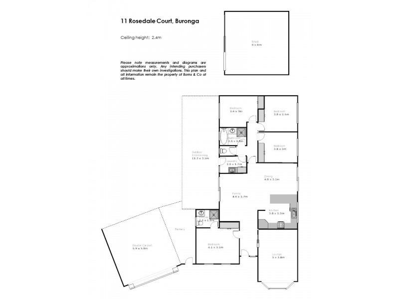 11 Rosedale Court, Buronga NSW 2739 Floorplan