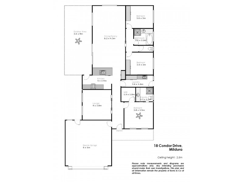 18 Condor Drive, Mildura VIC 3500 Floorplan