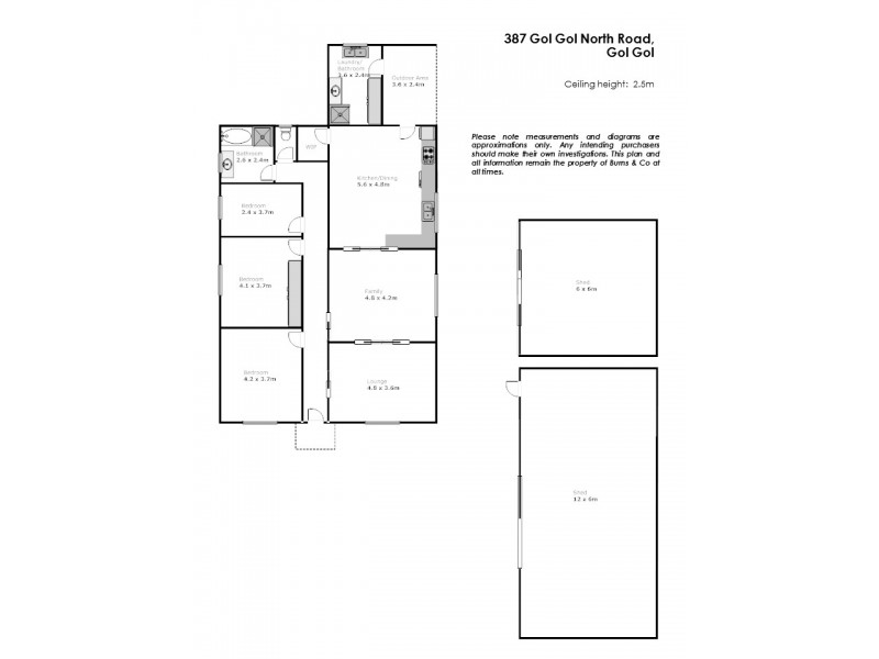 387 Gol Gol North Road, Gol Gol NSW 2738 Floorplan