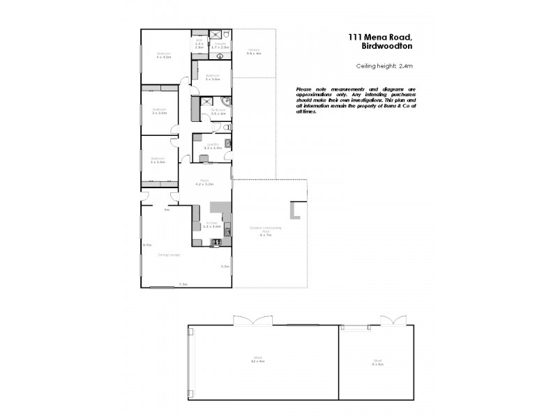 111 Mena Road, Birdwoodton VIC 3505 Floorplan