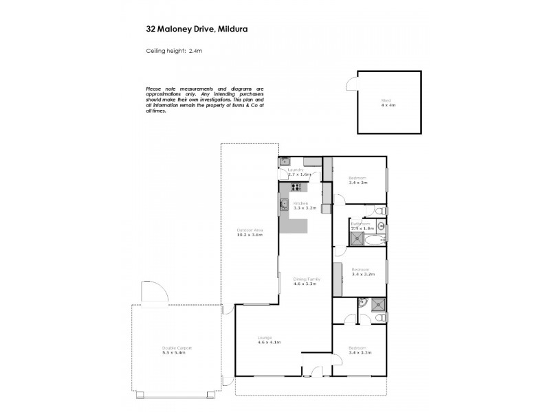 32 Maloney Drive, Mildura VIC 3500 Floorplan